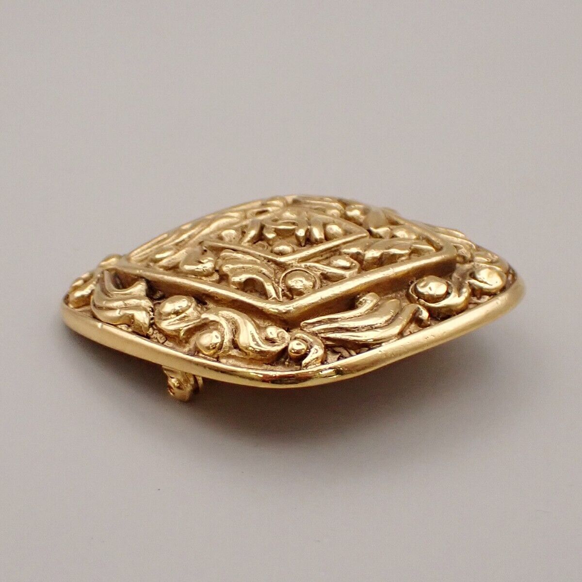 Chanel Coco Mark Gold Plated brooch - My Luxury Labels