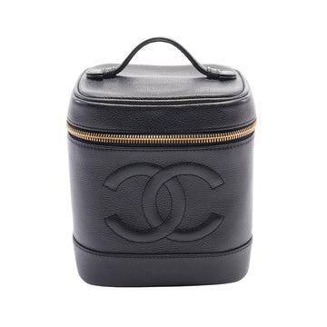 Chanel Vanity Case Quilted Leather Bag