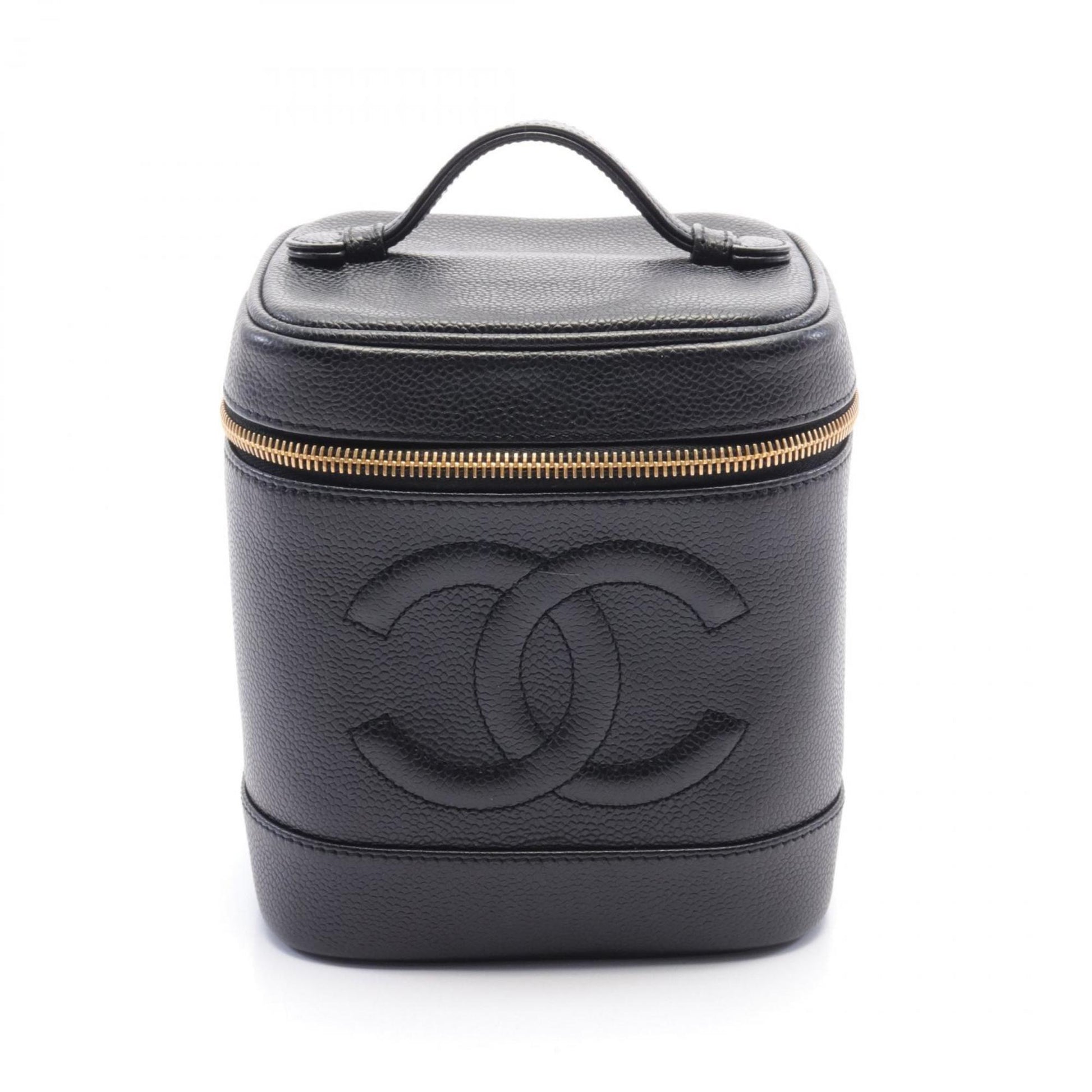 Chanel Vanity Case Quilted Leather Bag