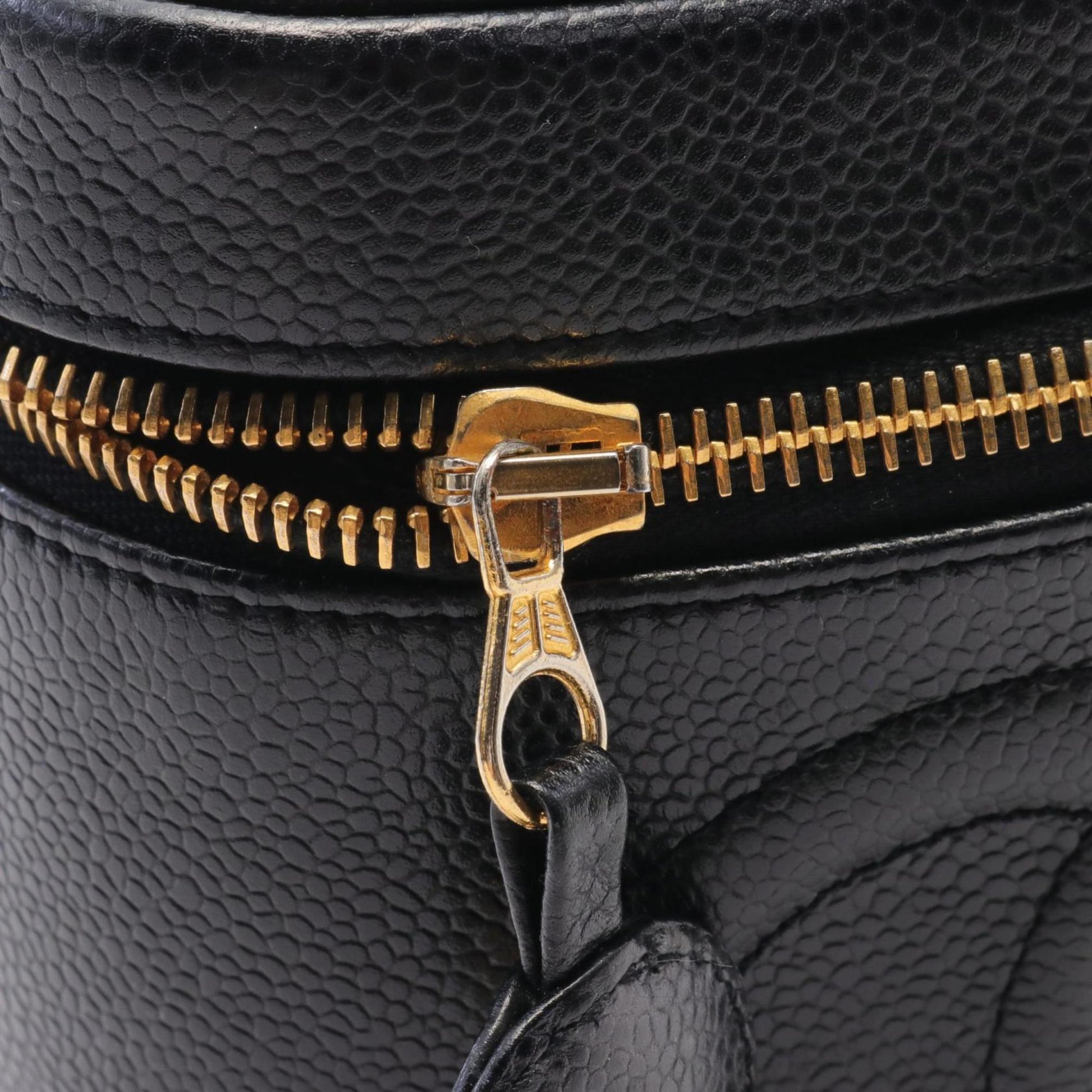 Chanel Vanity Case Quilted Leather Bag