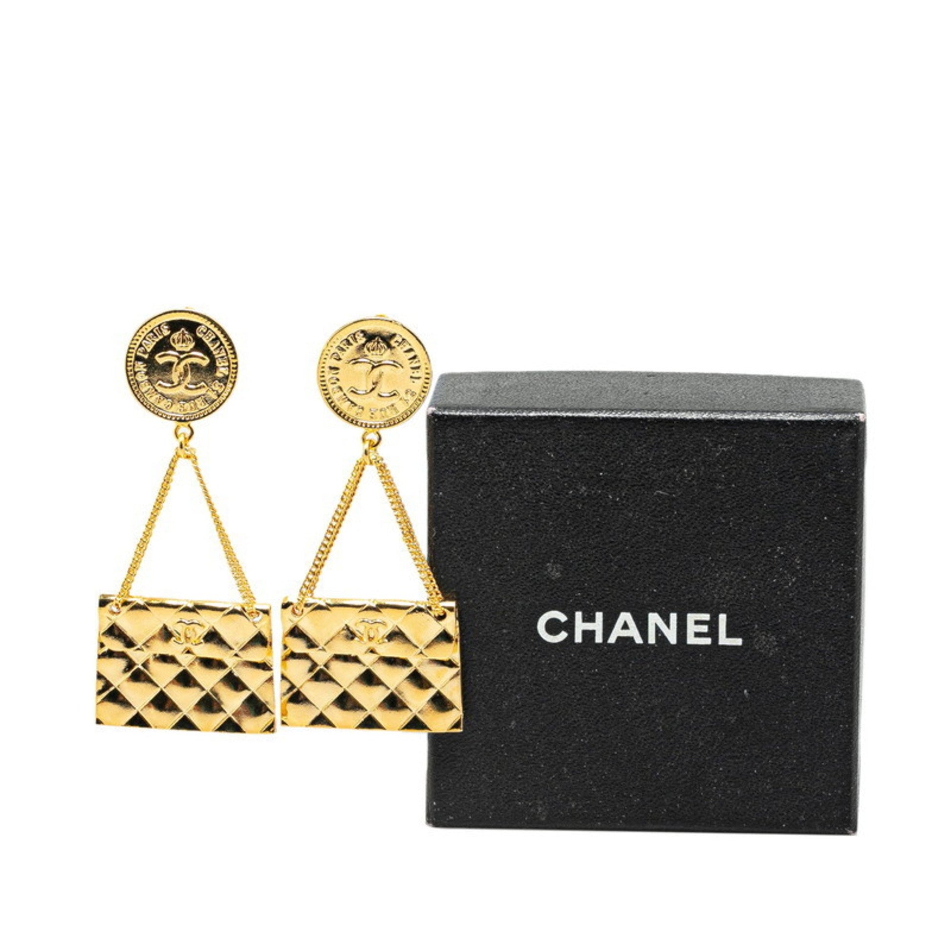 Chanel Cambon Gold Plated earring - My Luxury Labels