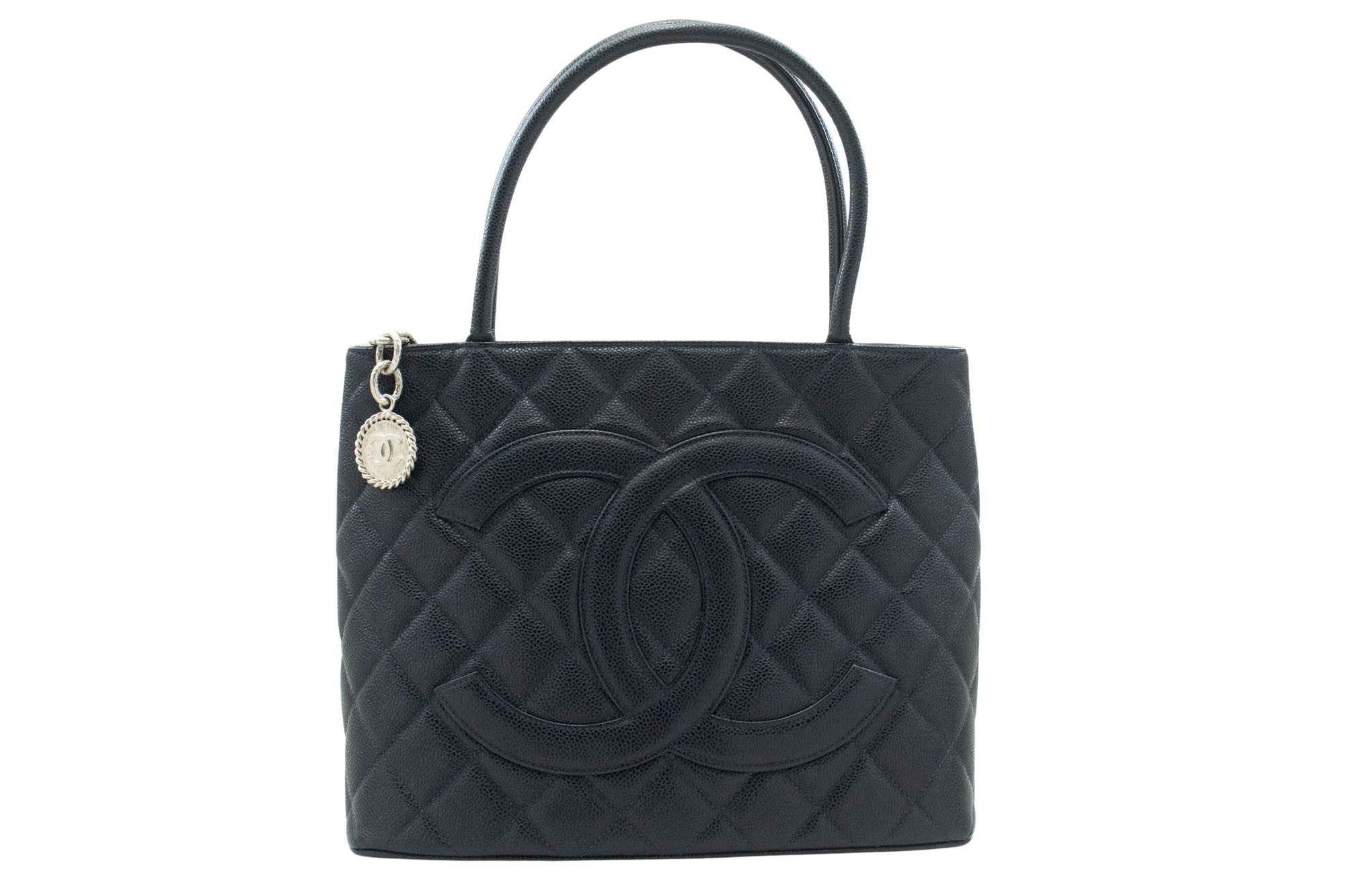Chanel Medaillon Quilted Leather Handbag