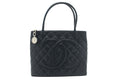 Chanel Medaillon Quilted Leather Handbag