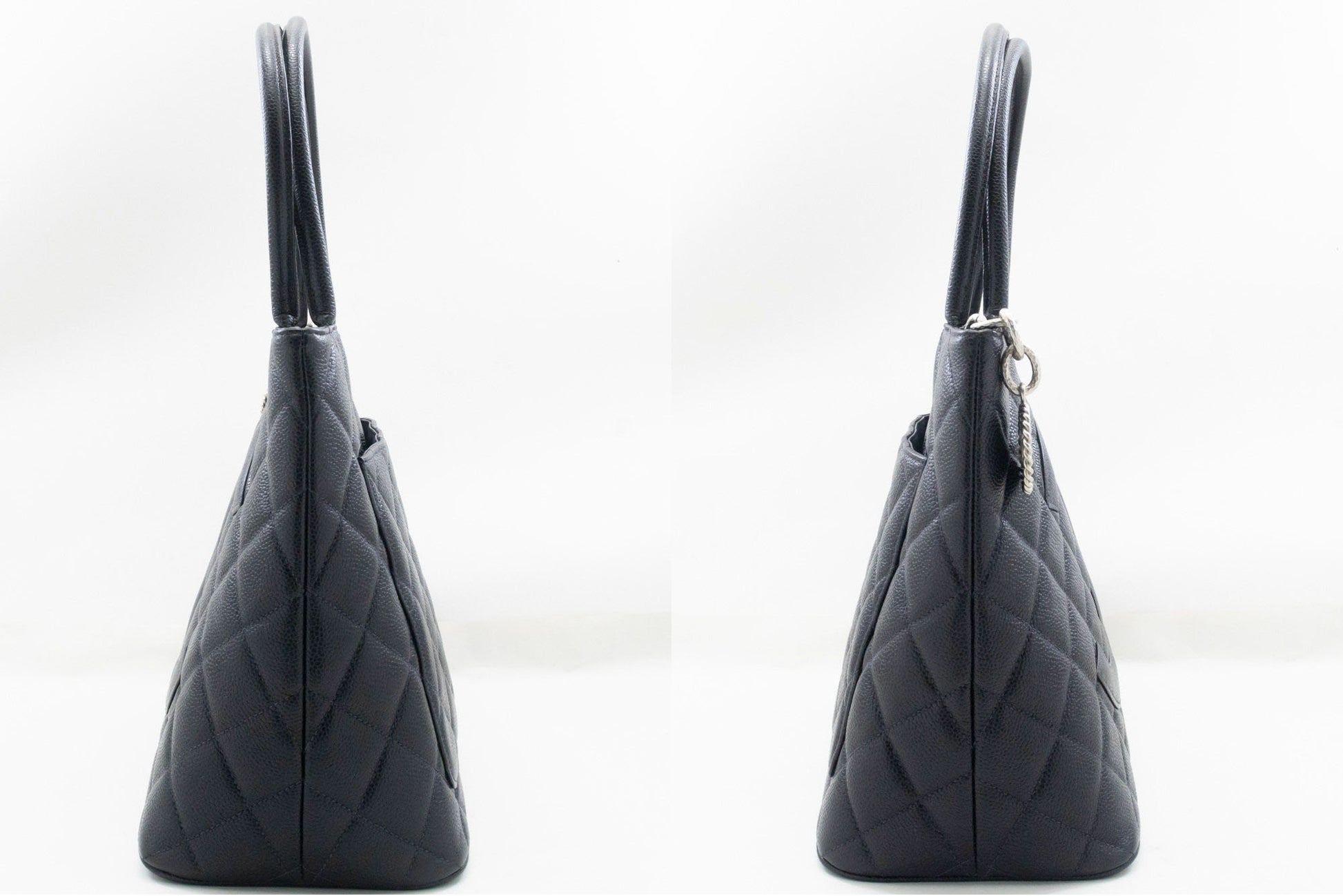 Chanel Medaillon Quilted Leather Handbag