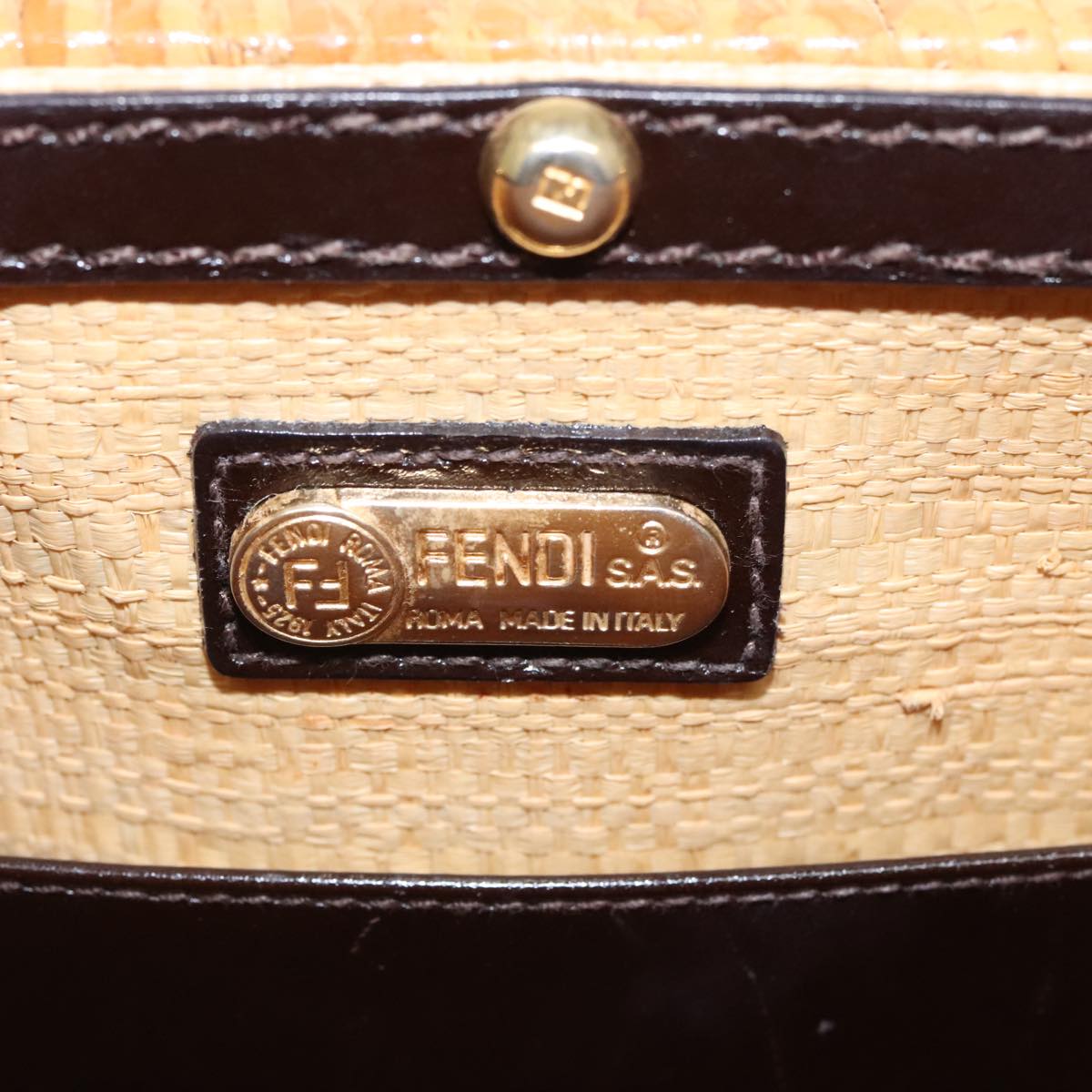 Fendi Basket Woven Handbag for Women