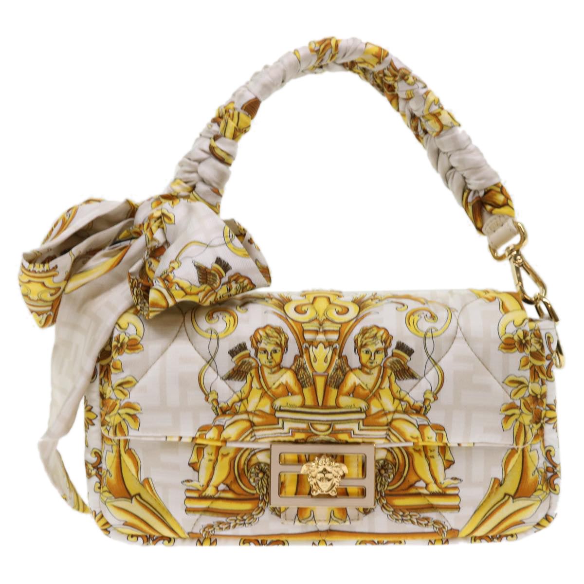 Fendi Baguette, luxury Fendi handbag, designer Fendi baguette bag, Fendi women’s bag