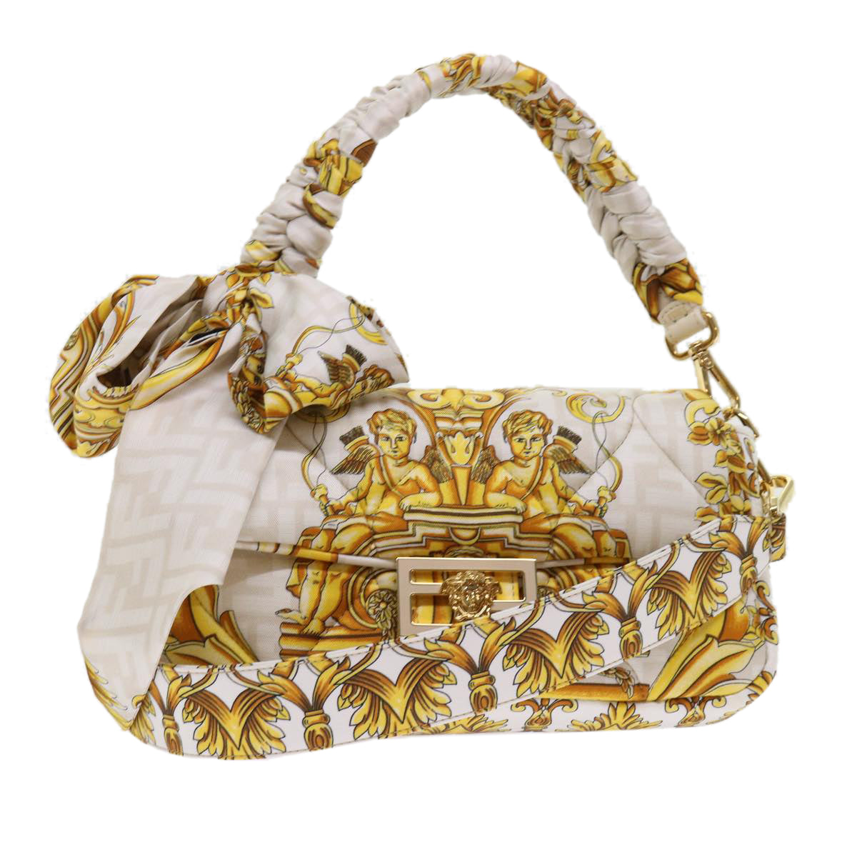 Fendi Baguette, luxury Fendi handbag, designer Fendi baguette bag, Fendi women’s bag