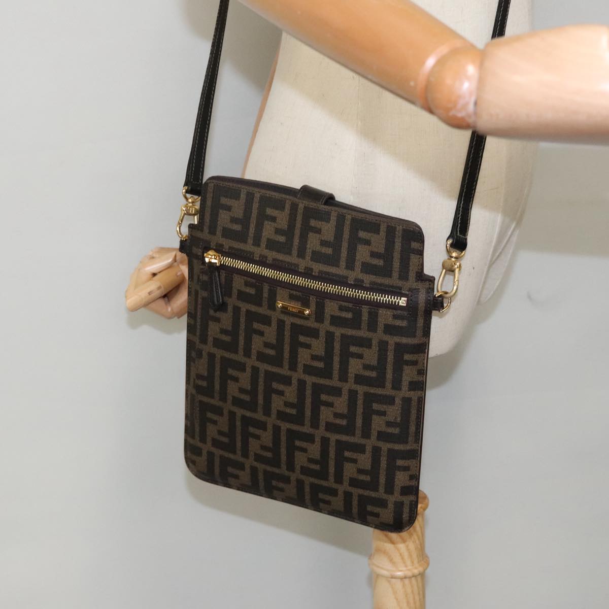 Fendi Zucca Signature Monogram Handbag