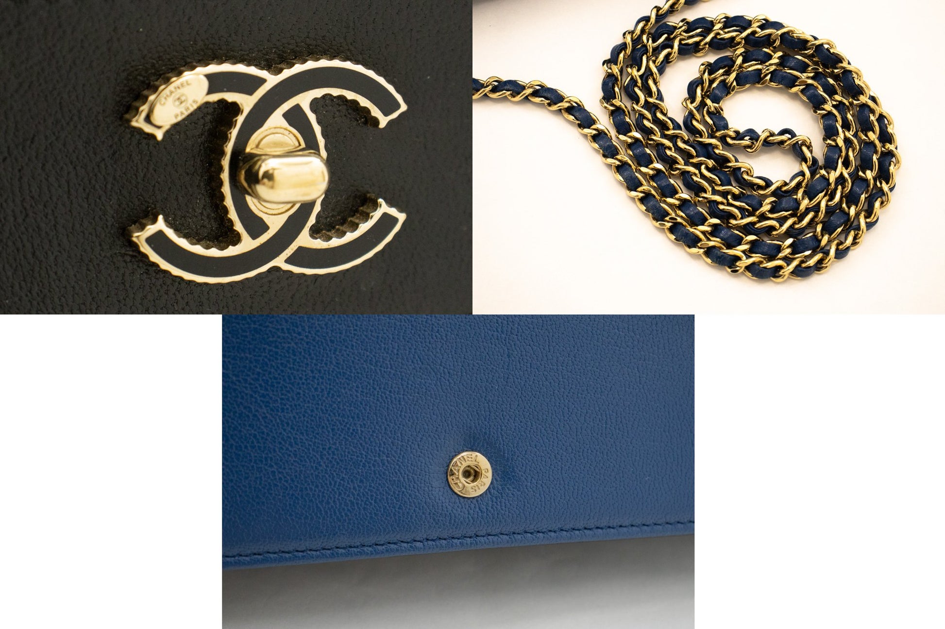 Chanel Wallet On Chain WOC Quilted Leather Purse